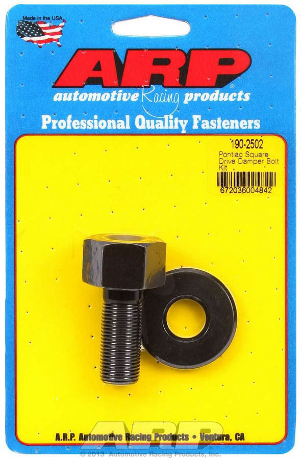Auto Racing Products Automotive Hardware Pontiac Square Drive Damper Bolt Kit 190-2502