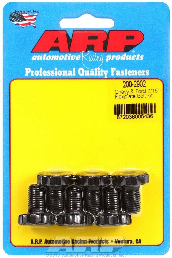 Auto Racing Products Wheel Accessory Chevy/Ford Flexplate Bolt Kit 200-2902