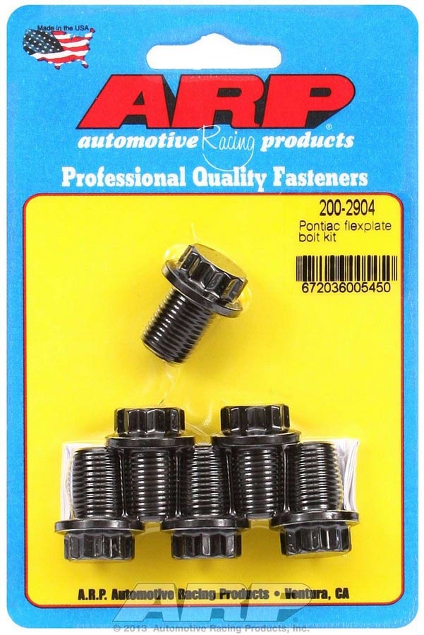Auto Racing Products Wheel Accessory Pontiac Flexplate Bolt Kit - 6-Bolt 200-2904