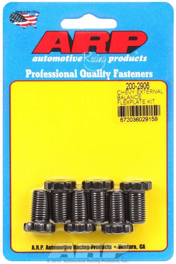 Auto Racing Products Wheel Accessory Chevy Flexplate Bolt Kit 200-2906