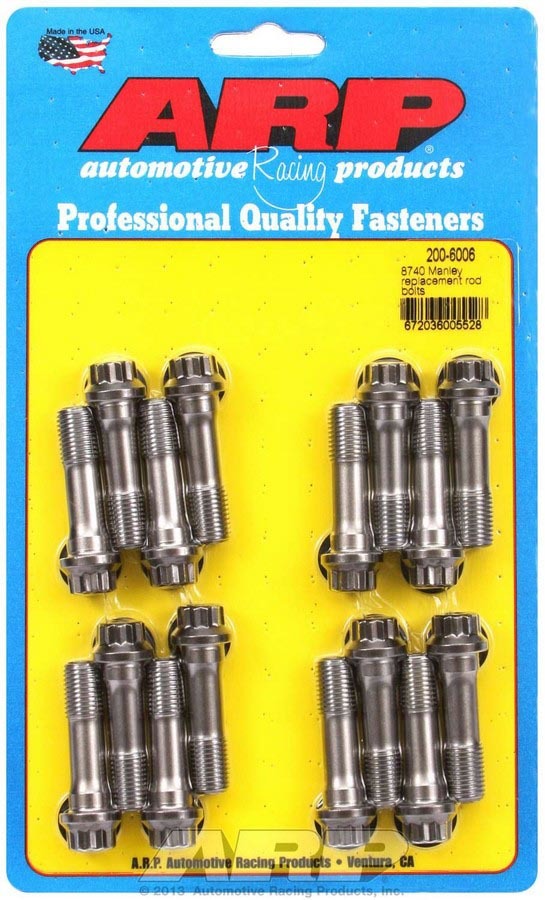 Auto Racing Products Automotive Hardware Replacement Rod Bolt Kit 7/16 (16) 200-6006