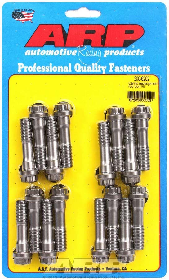 Auto Racing Products Automotive Hardware Replacement Rod Bolt Kit 7/16 (16) 200-6202