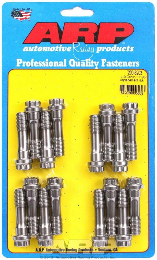 Auto Racing Products Automotive Hardware Replacement Rod Bolt Kit 7/16 (16) 200-6203