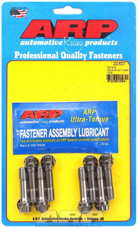Auto Racing Products Automotive Hardware Replacement Rod Bolt Kit 3/8 (8) 200-6207