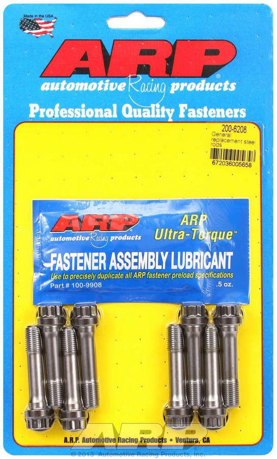 Auto Racing Products Automotive Hardware Replacement Rod Bolt Kit 3/8 (8) 200-6208