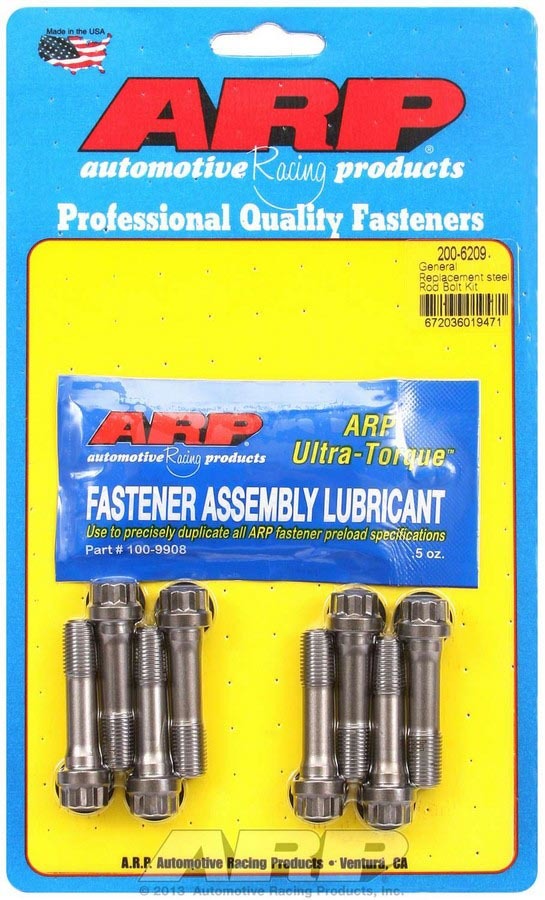 Auto Racing Products Automotive Hardware Replacement Rod Bolt Kit 3/8 (8) 200-6209