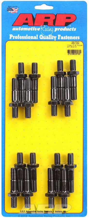 Auto Racing Products Rocker Arm Fastener Kits SBC Rocker Arm Stud Kit 7/16 (16) 200-7202
