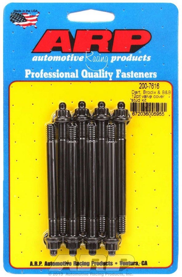 Auto Racing Products Engine Component Valve Cover Stud Kit 1/4 12pt. (8) 200-7616