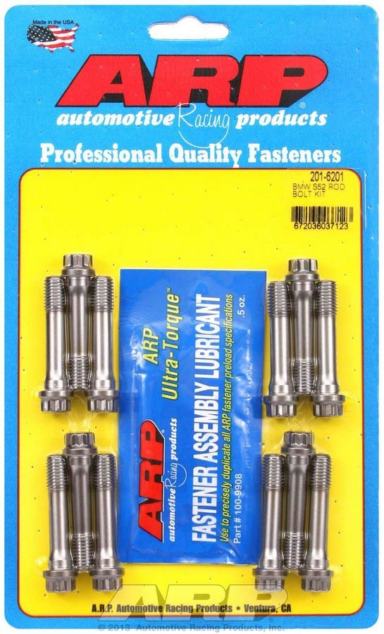 Auto Racing Products Automotive Hardware BMW Rod Bolt Kit - 3.0L S50US/3.2L S52US 201-6201