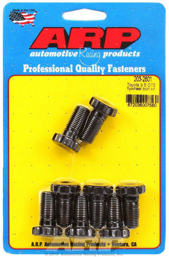 Auto Racing Products Wheel Accessory Toyota Flywheel Bolt Kit 203-2801