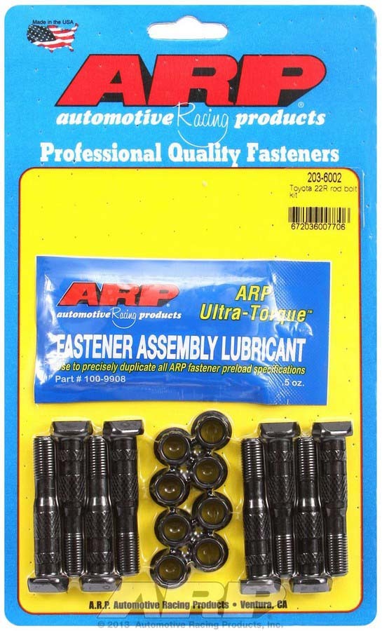 Auto Racing Products Automotive Hardware Toyota Rod Bolt Kit - Fits 22R & 3SGTE 203-6002