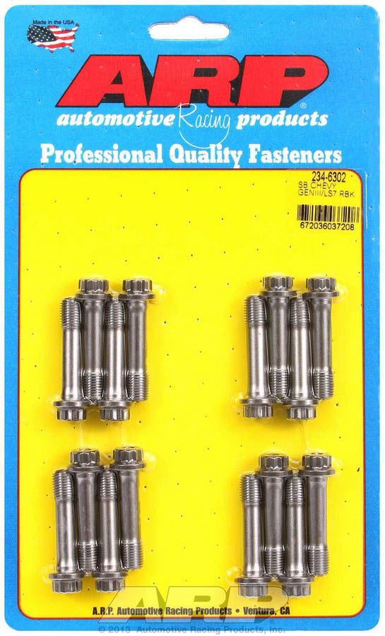 Auto Racing Products Automotive Hardware SBC Rod Bolt Kit - Fits GM LS7 2000 Series 234-6302