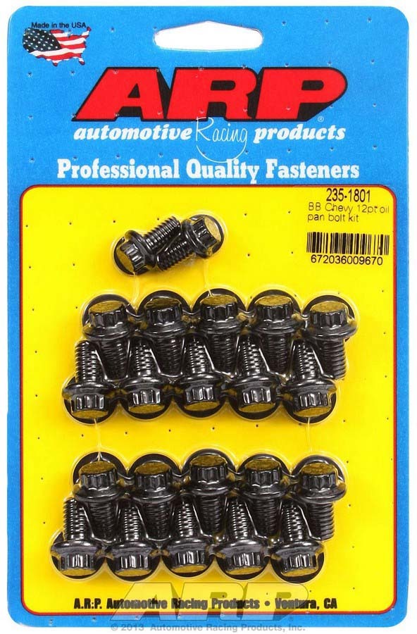 Auto Racing Products Engine Component BBC Oil Pan Bolt Kit 235-1801