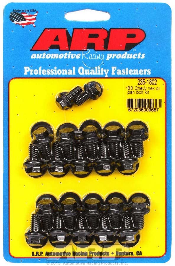 Auto Racing Products Engine Component BBC Oil Pan Bolt Kit 235-1802