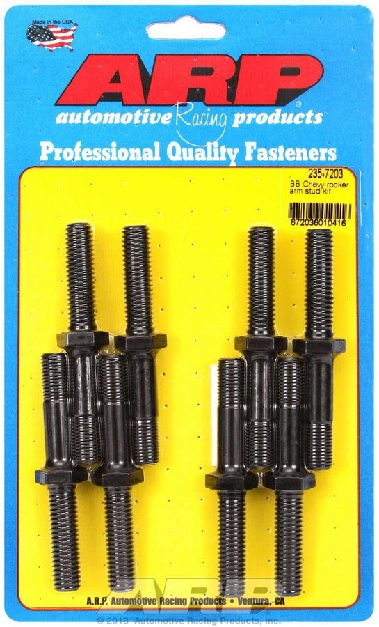 Auto Racing Products Exhaust System BBC Rocker Arm Stud Kit 235-7203