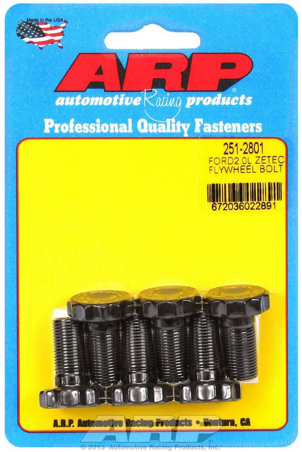Auto Racing Products Wheel Accessory Ford Flywheel Bolt Kit - 2.0L Zetec 251-2801