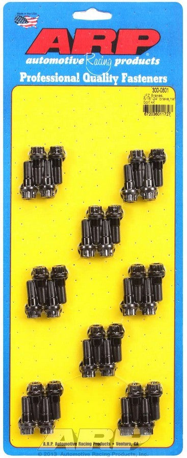Auto Racing Products Brake Component JFZ Brake Hat Bolt Kit 5/16-24 300-0801