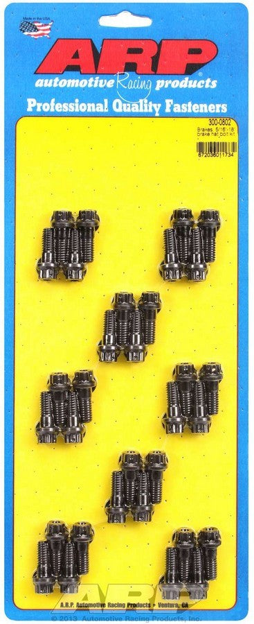 Auto Racing Products Brake Component Brake Hat Bolt Kit - 5/16-18 300-0802
