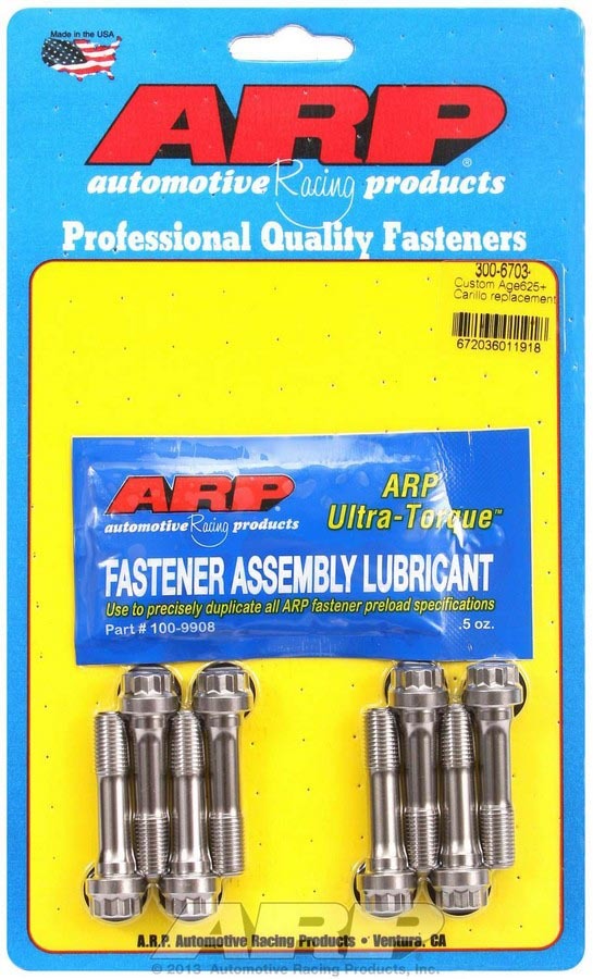 Auto Racing Products Automotive Hardware Replacement Rod Bolt Kit (8) 300-6703