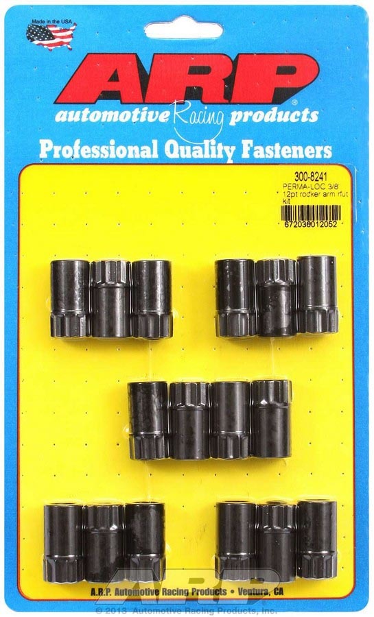 Auto Racing Products Automotive Hardware Rocker Arm Nut Kit - 3/8 (16) 300-8241