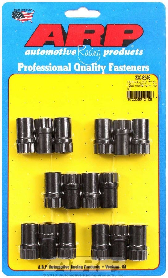 Auto Racing Products Automotive Hardware Rocker Arm Nut Kit - 7/16 (16) 300-8246
