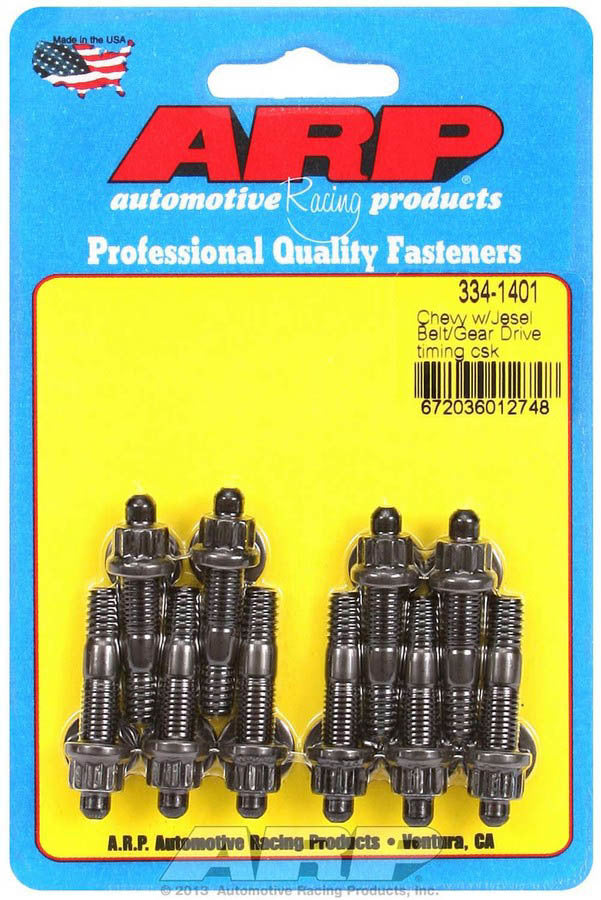 Auto Racing Products Engine Component SBC Timing Cover Stud Kit 334-1401