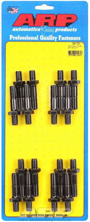 Auto Racing Products Rocker Arm Fastener Kits SBC Rocker Arm Stud Kit 334-7201