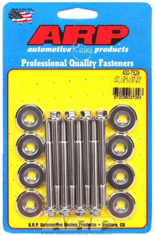Auto Racing Products Engine Component Valve Cover Bolt Kit 6pt GM LS1/LS2 400-7529