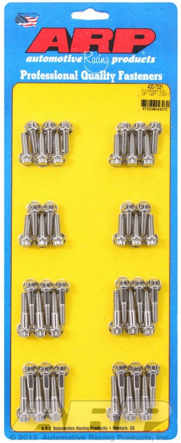 Auto Racing Products Engine Component Valve Cover Bolt Kit 12pt GM Duramax 6.6L 400-7531