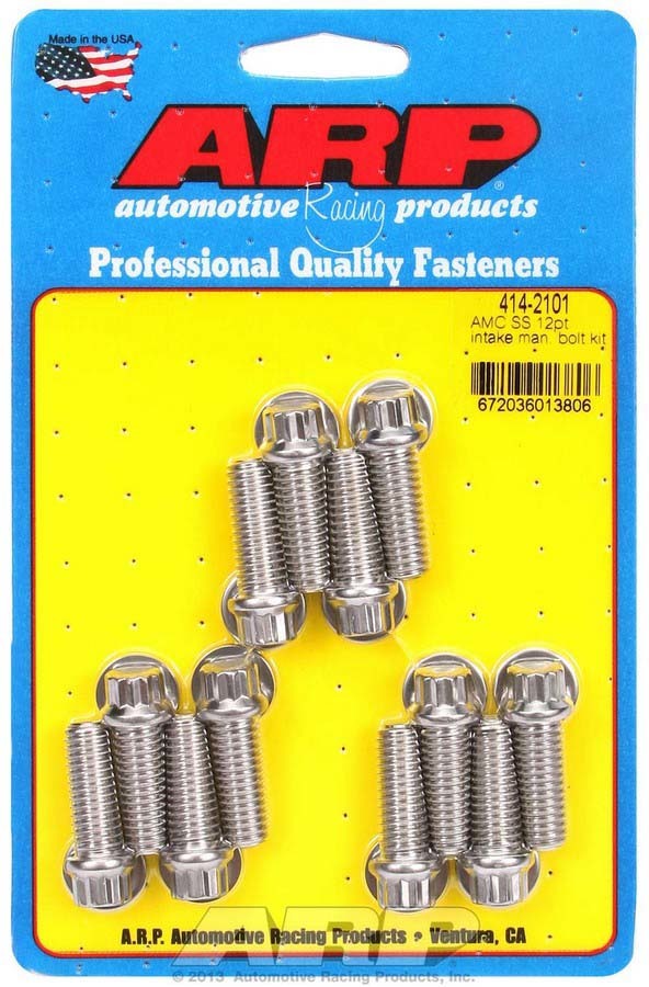 Auto Racing Products Engine Component AMC S/S Intake Bolt Kit 414-2101