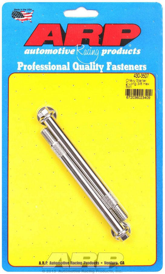 Auto Racing Products Automotive Hardware S/S Starter Bolt Kit 6pt. 430-3507