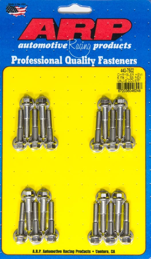 Auto Racing Products Engine Component Valve Cover Bolt Kit 6pt Mopar 5.7/6.1L Hemi 440-7502