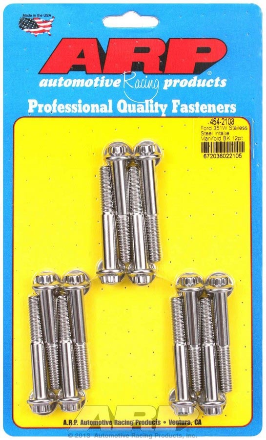 Auto Racing Products Engine Component SBF Intake Bolt Kit 454-2103