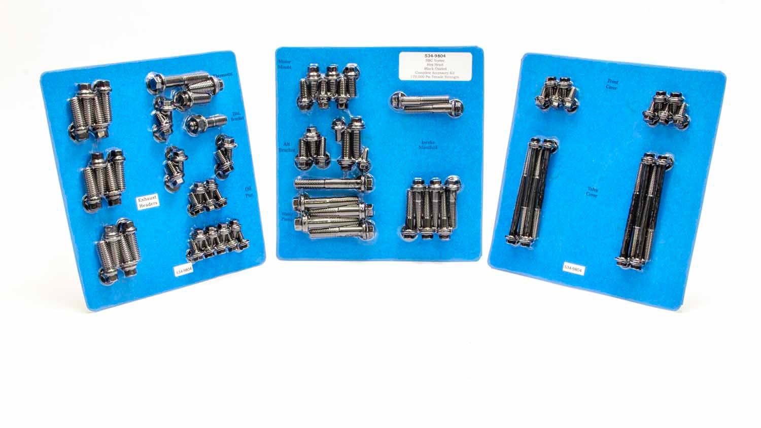 Auto Racing Products Engine Component SBC Complete Engine Fastener Kit 6pt. 534-9804