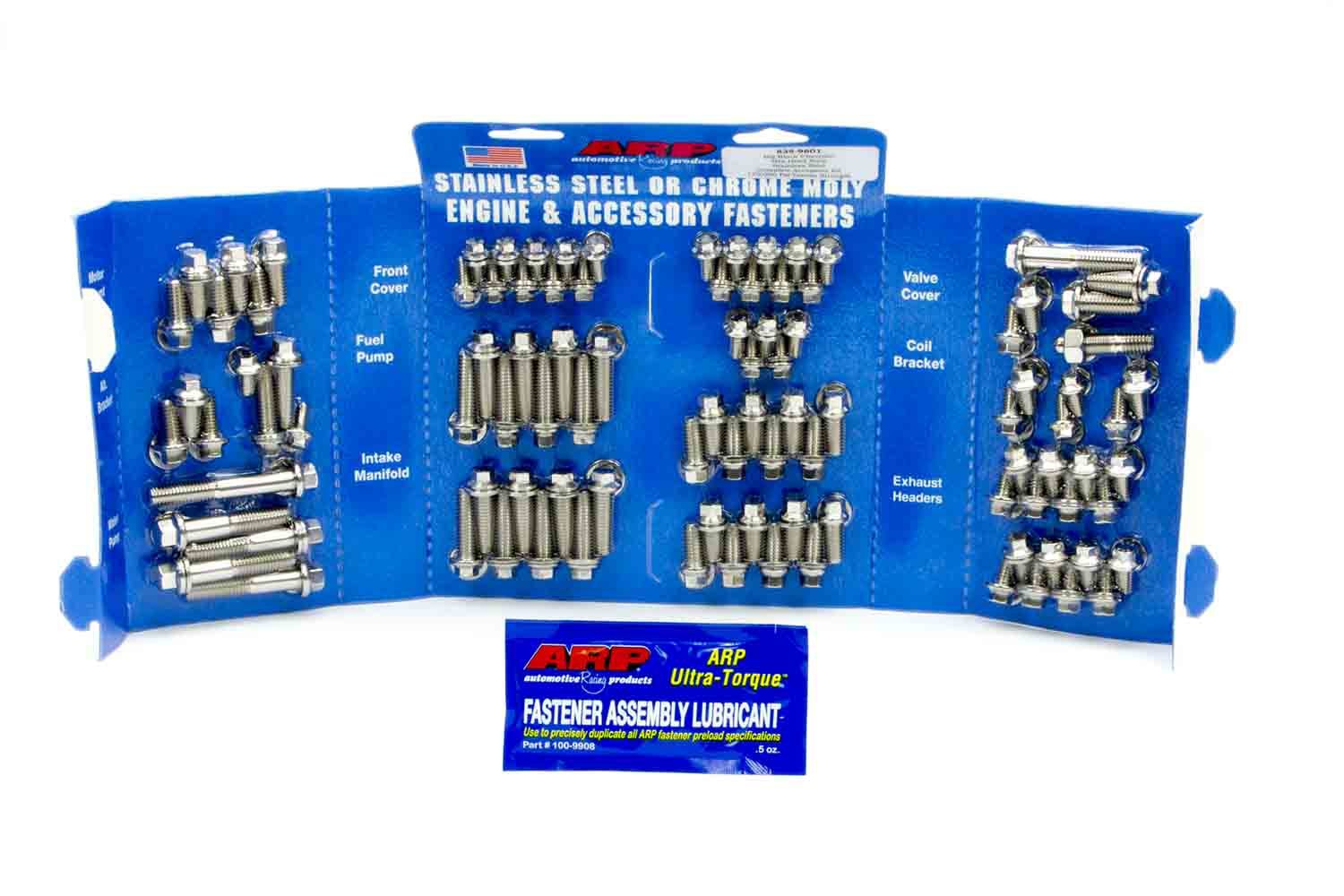 Auto Racing Products Engine Component BBC S/S Complete Engine Fastener Kit 6pt. 535-9601