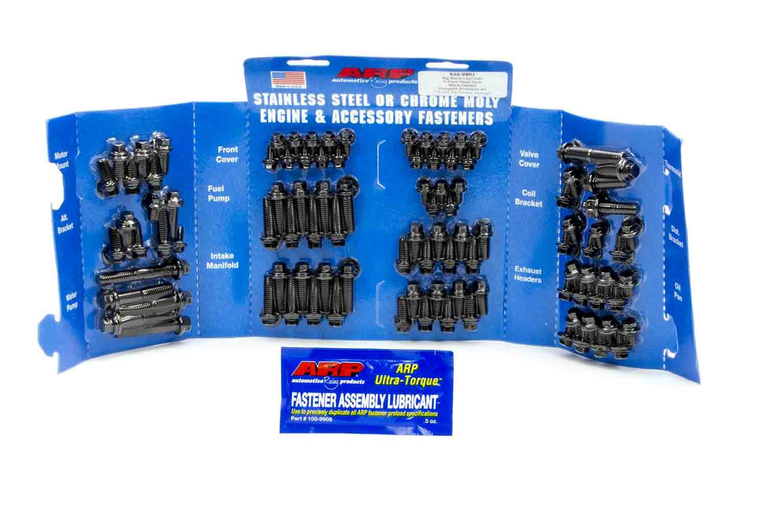 Auto Racing Products Engine Component BBC Complete Engine Fastener Kit 6pt. 535-9801