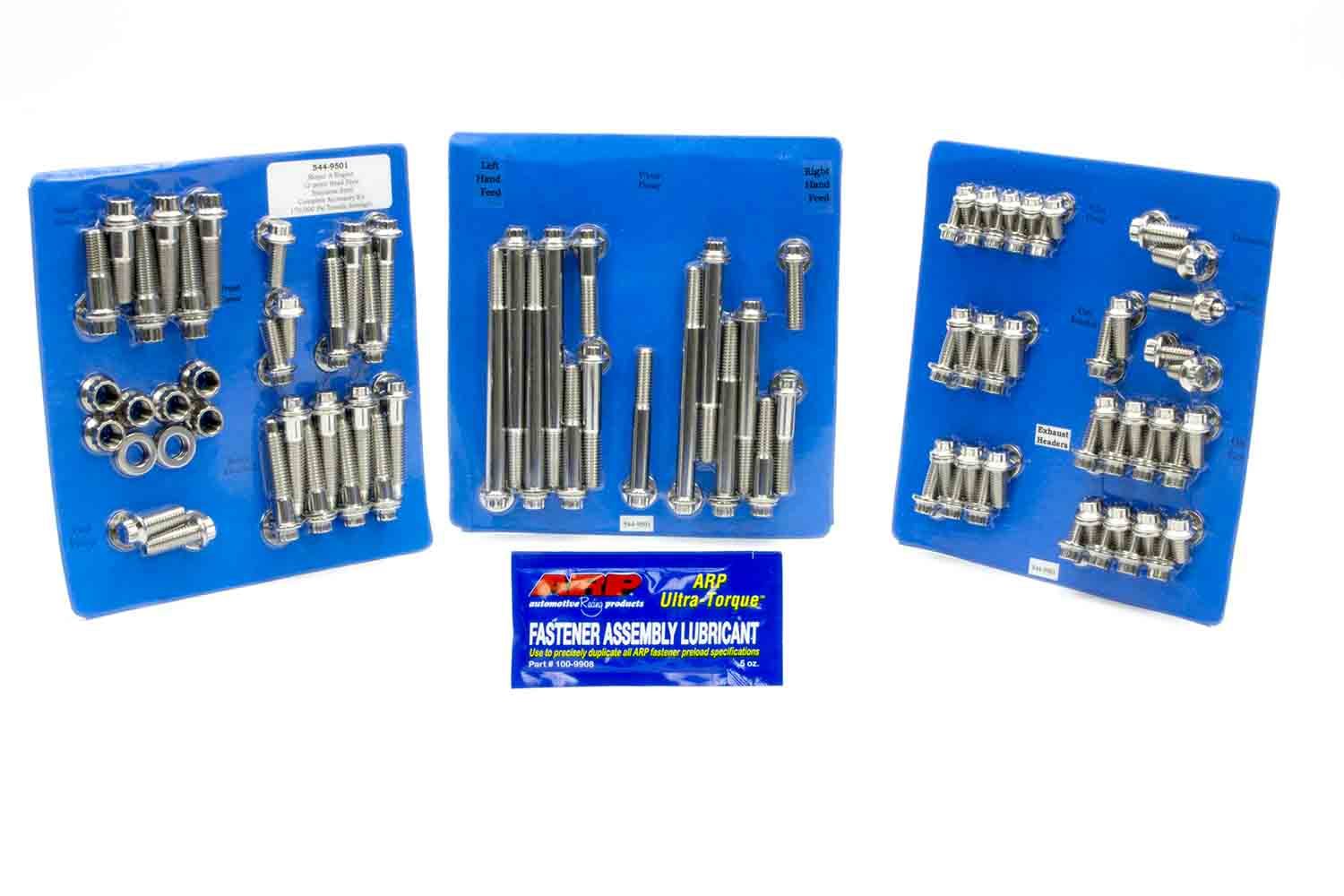 Auto Racing Products Engine Component SBM S/S Complete Engine Fastener Kit 12pt. 544-9501