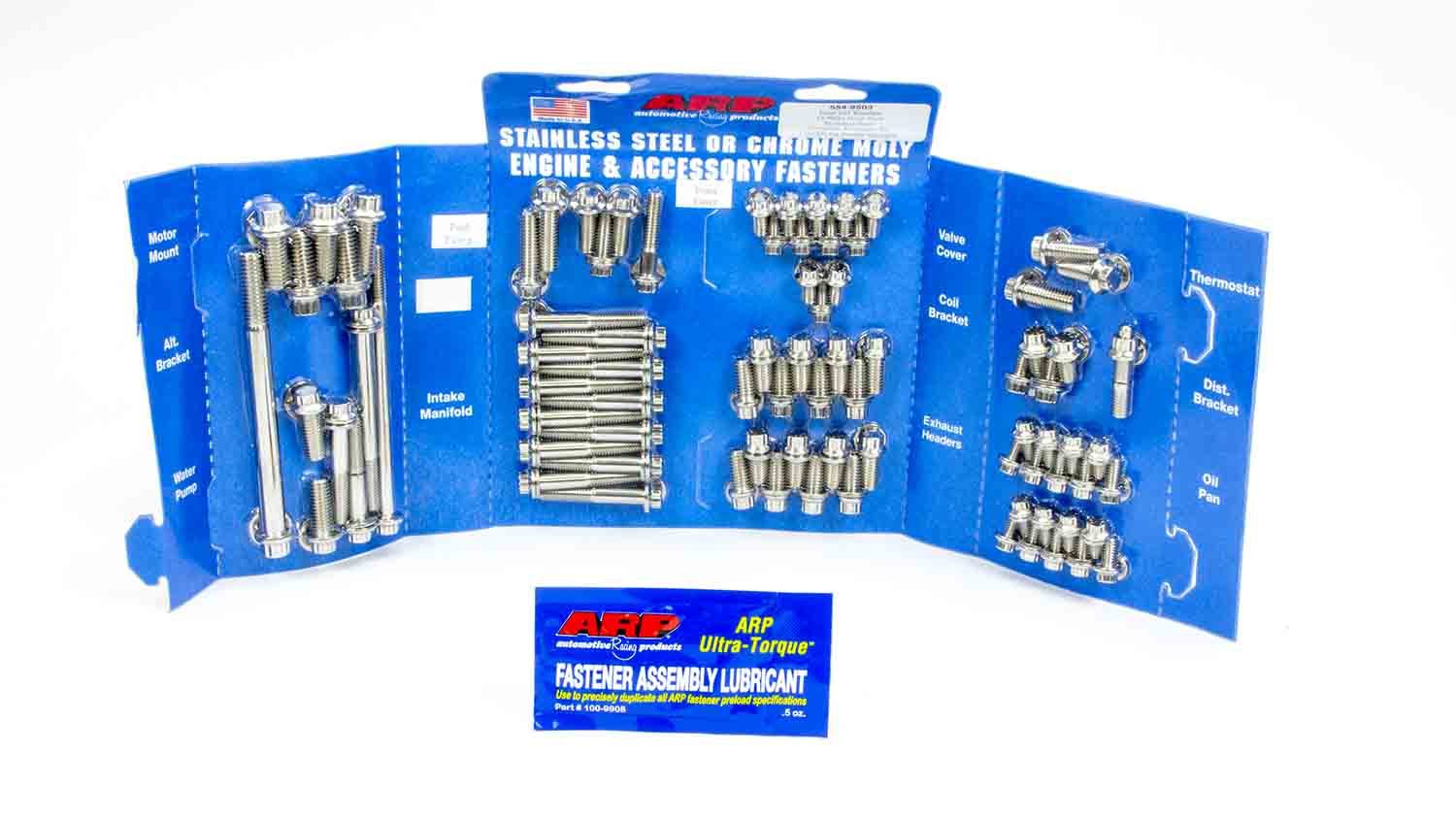 Auto Racing Products Engine Component SBF S/S Complete Engine Fastener Kit 12pt. 554-9503
