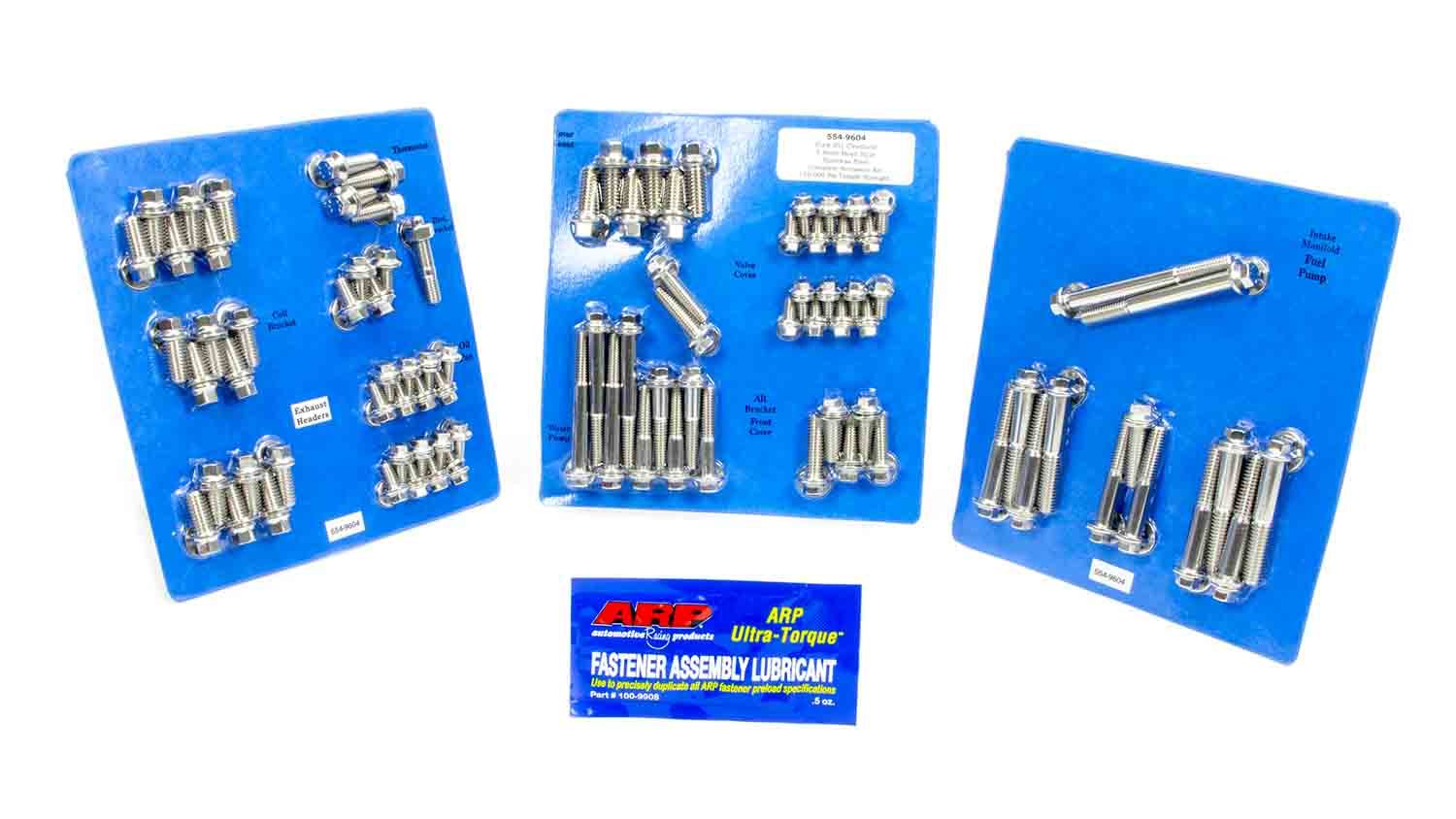 Auto Racing Products Engine Component SBF S/S Complete Engine Fastener Kit 6pt. 554-9604