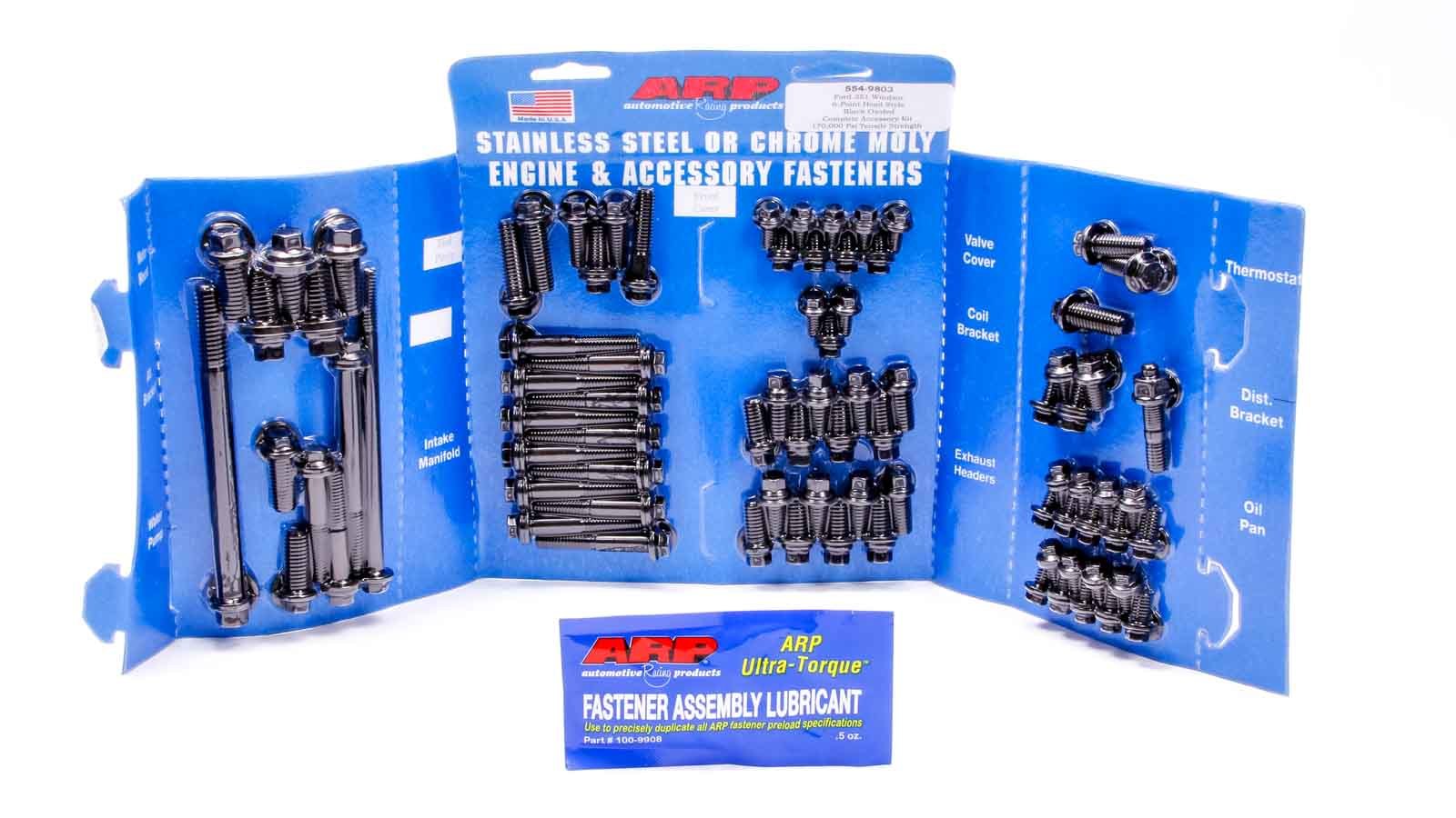 Auto Racing Products Engine Component SBF Complete Engine Fastener Kit 6pt. 554-9803