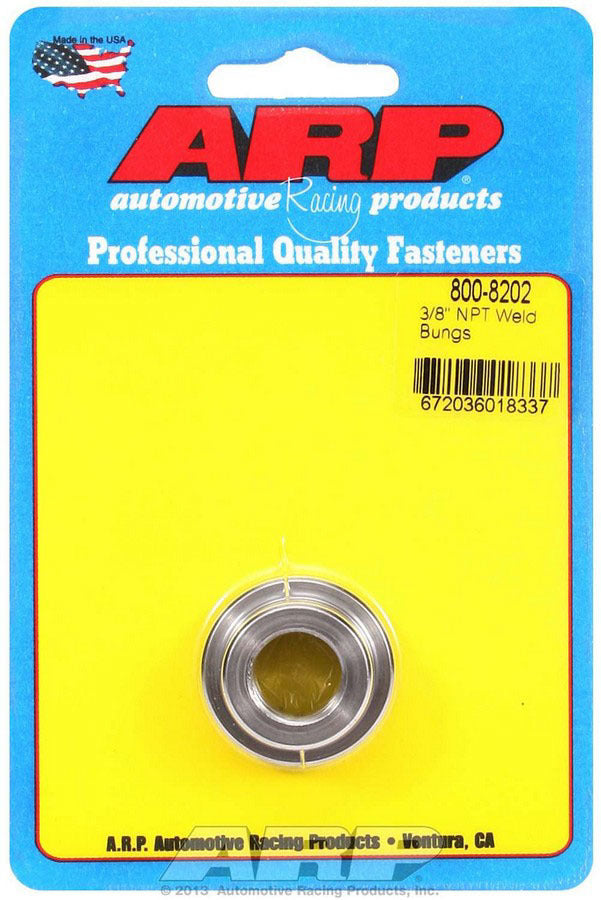Auto Racing Products Weld In Bungs and Fittings 3/8 NPT Weld Bung - Steel 800-8202