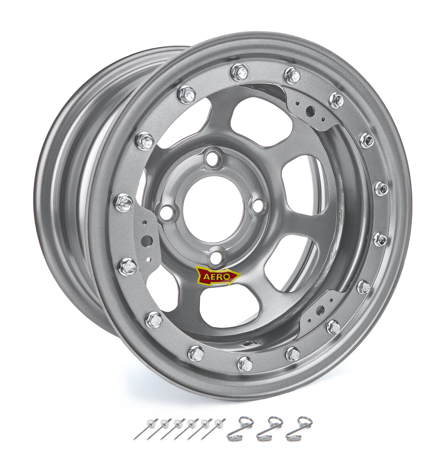 AERO RACE WHEELS 33-Series 13 x 8 in Beadlock Steel Wheel 33-084520S