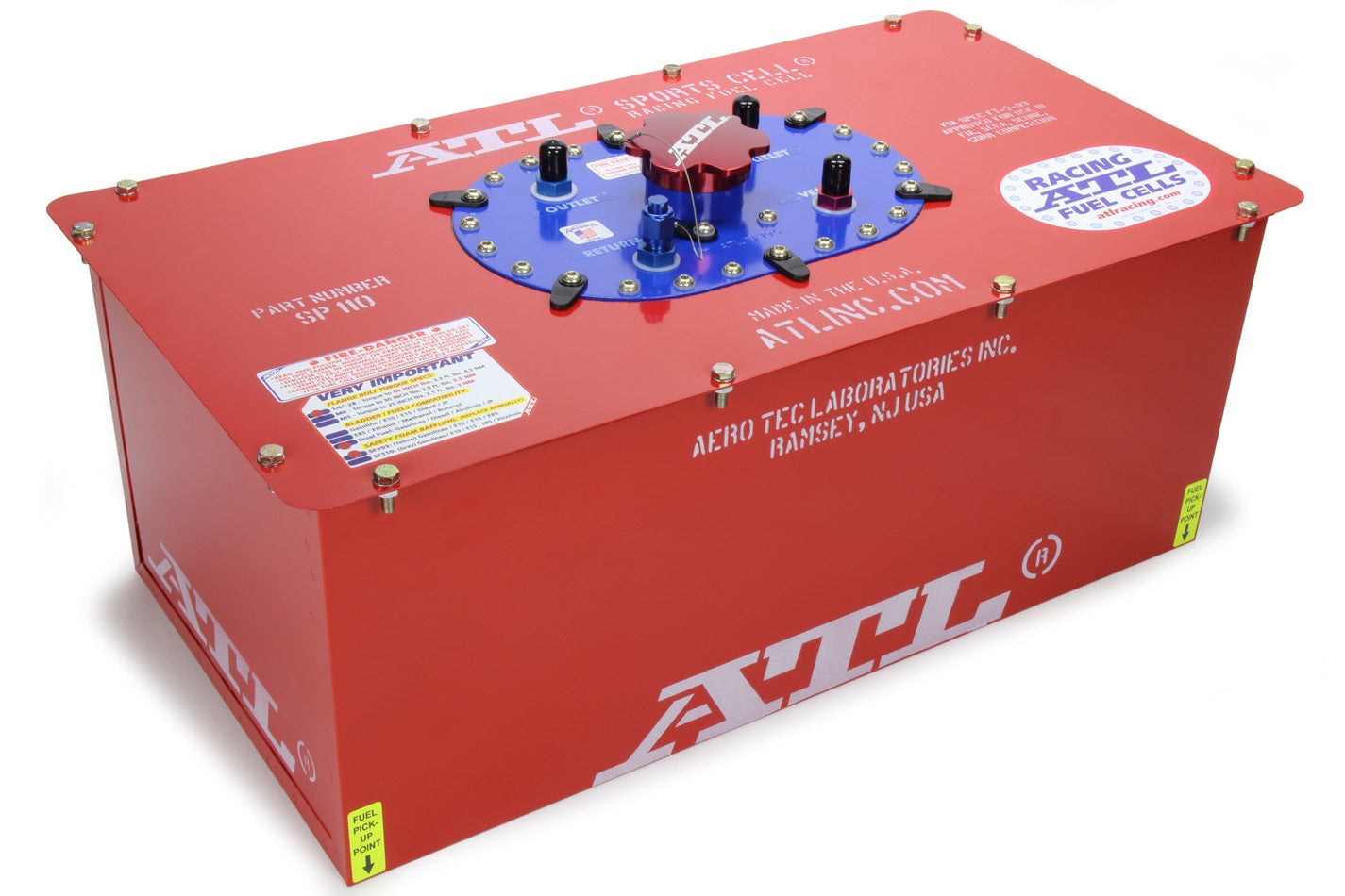 ATL Fuel Cells Fuel Cell/Tanks Fuel Cell 10 Gal Sports Cell FIA FT3 SC-AA-050