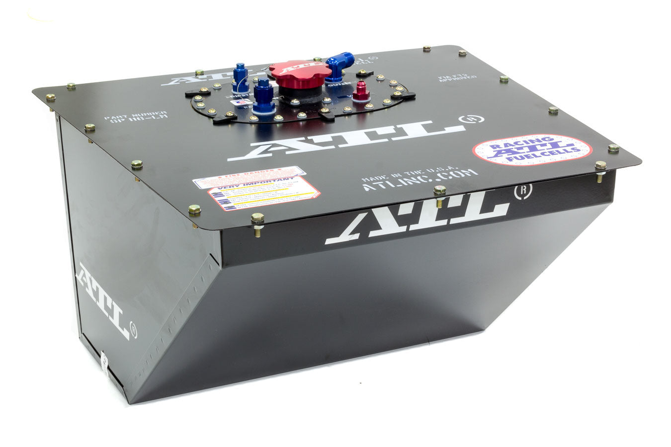 ATL Fuel Cells Fuel Cell/Tanks 16 Gallon ATL Black Wido w Sports Cell For Dirt L SC-AA-310