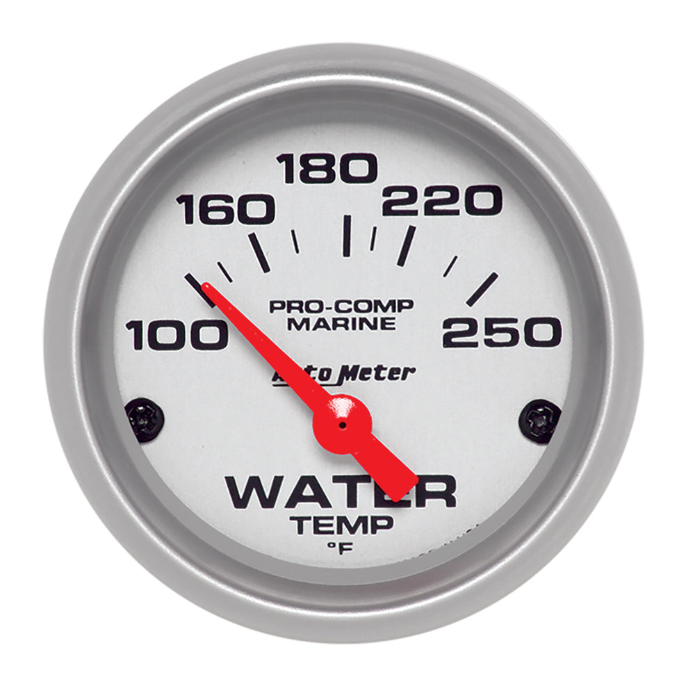 AutoMeter 2-1/16 U/L Water Temp Gauge 100-250 Deg 200762-33