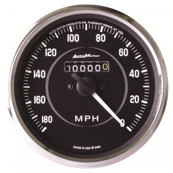 AutoMeter Speedometer Gauge 4in Cobra Series Speedo 0-180MPH 201005