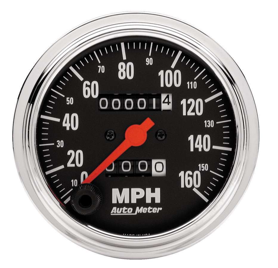 AutoMeter Speedometer Gauge Mech. Speedo w/Trip Odom 2494