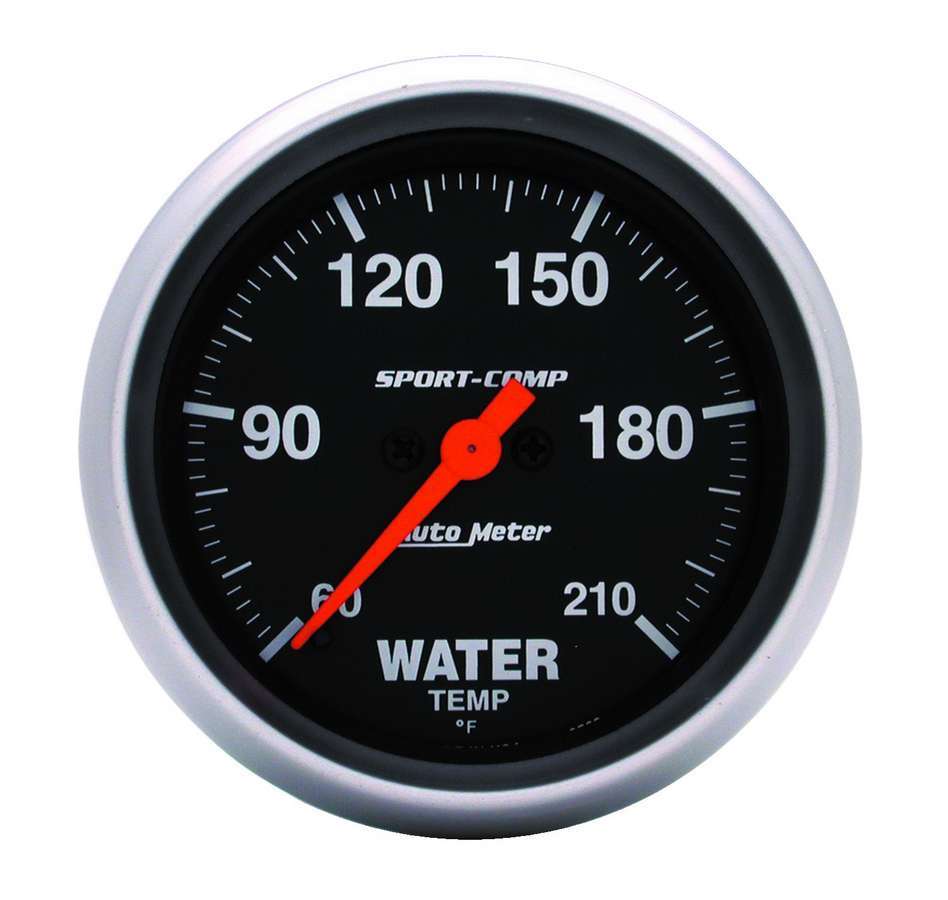 AutoMeter Sport Comp 2-5/8in Water Temp 60-210 Mech. 3569