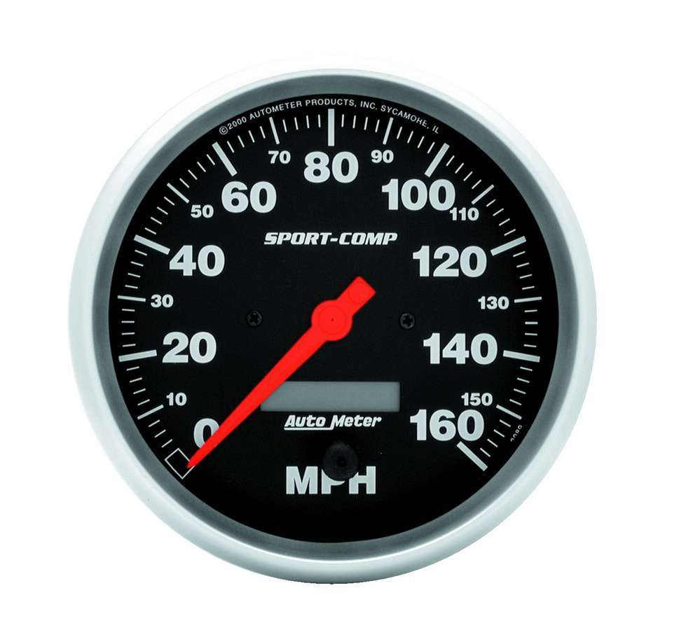 AutoMeter Speedometer Gauge 5in Sport Comp. Elec. 160 MPH Speedometer 3989