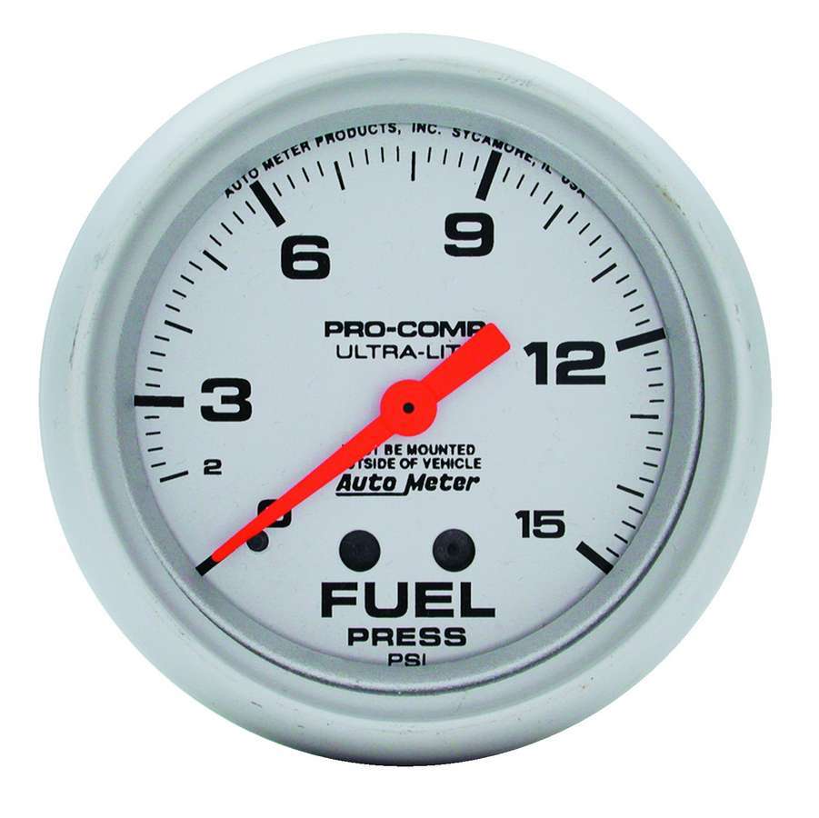 AutoMeter Fuel Pressure Gauge 2-5/8in Fuel Pressure 4411